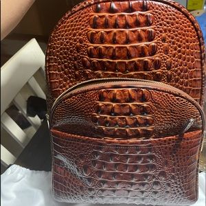 Brahmin (LARGE) backpack 🎒 and 18 slot double zip cardholder wallet.